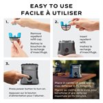 THERMACELL APPAREIL ANTI-MOUSTIQUE VENTURE (RADIUS) EX902GREYCA